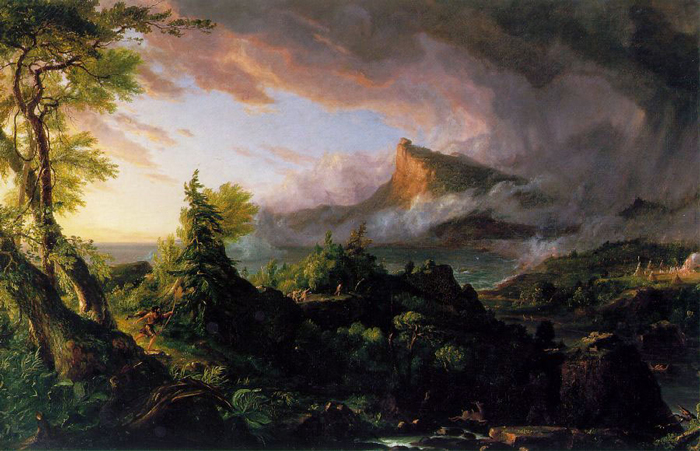 "'The Course of Empire: The Savage State' by Thomas Cole"